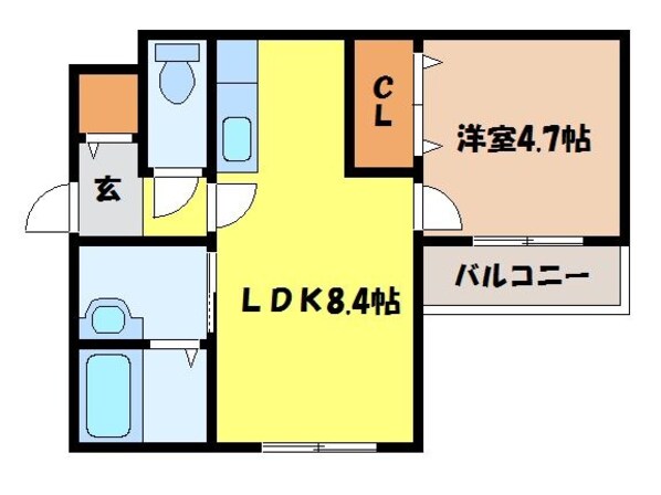 西１８丁目駅 徒歩10分 4階の物件間取画像